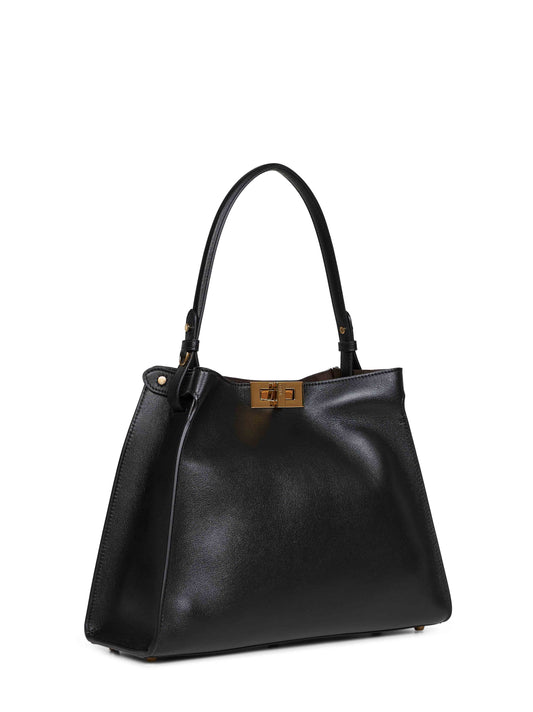 Black and chocolate Fendi Way Medium handbag