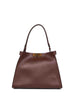 Dark brown and violet Fendi Way Medium handbag