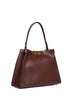 Dark brown and violet Fendi Way Medium handbag