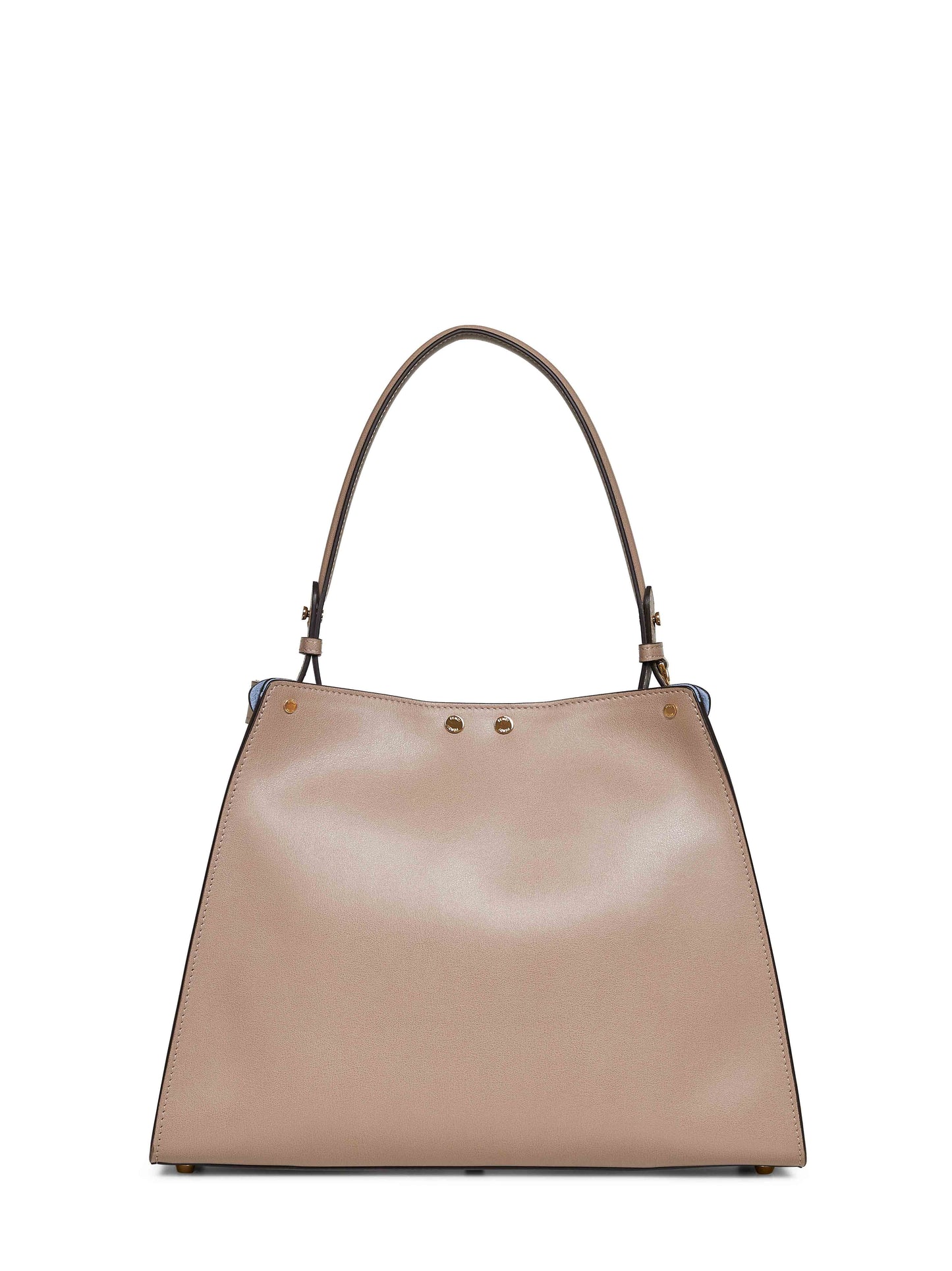 Dove grey and neon blue Fendi Way Medium handbag