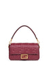Burgundy Baguette shoulder bag