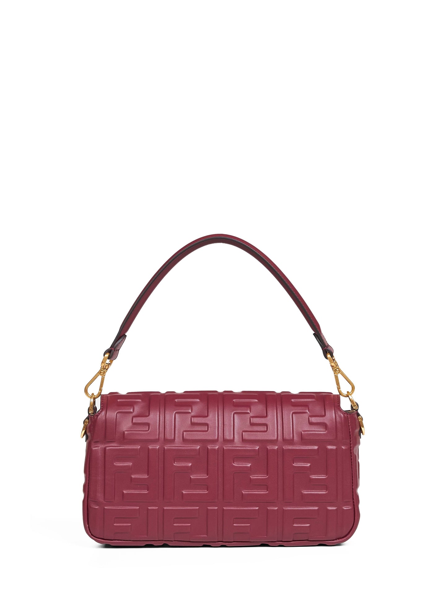 Burgundy Baguette shoulder bag