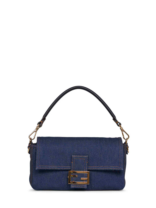 Blue Baguette reversible shoulder bag