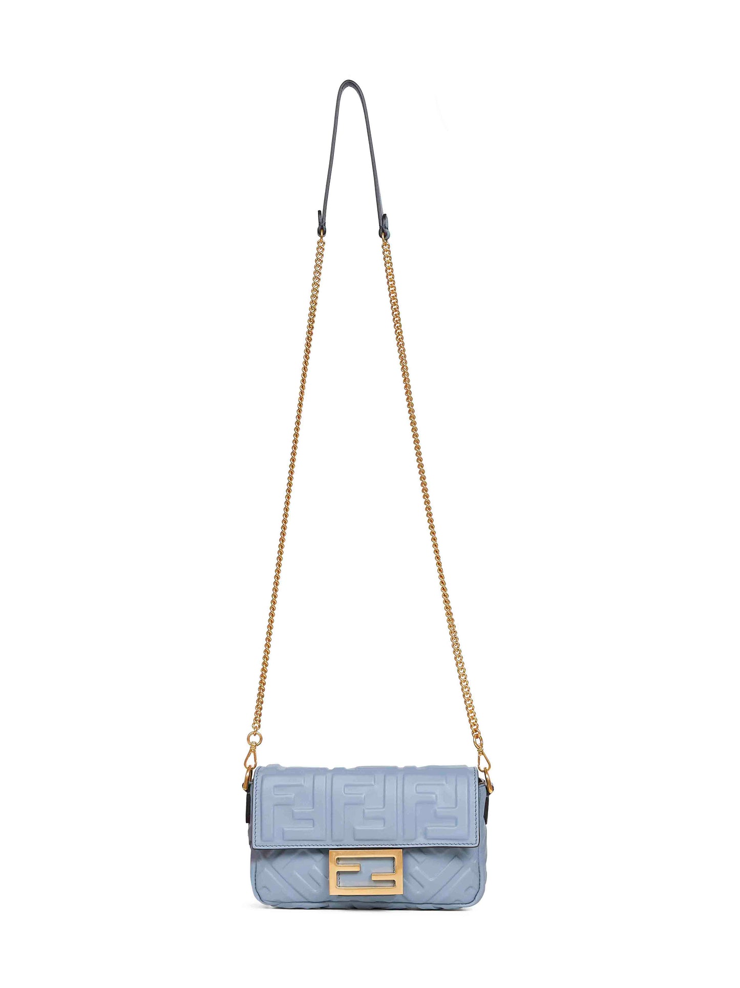 Borsa Baguette Mini azzurro mercurio