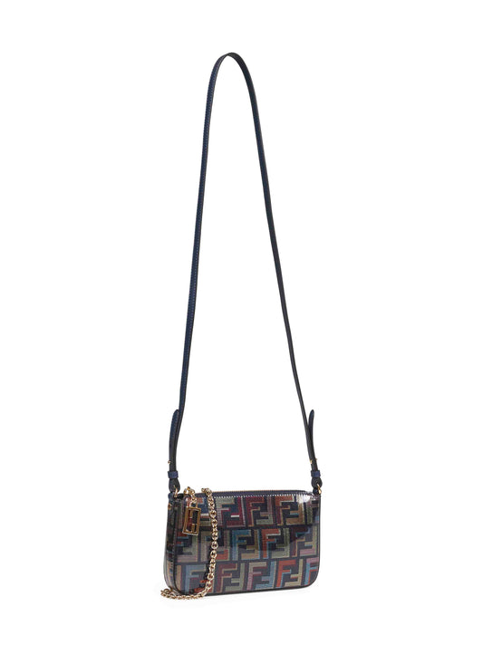 Pouch Baguette multicolore con catena