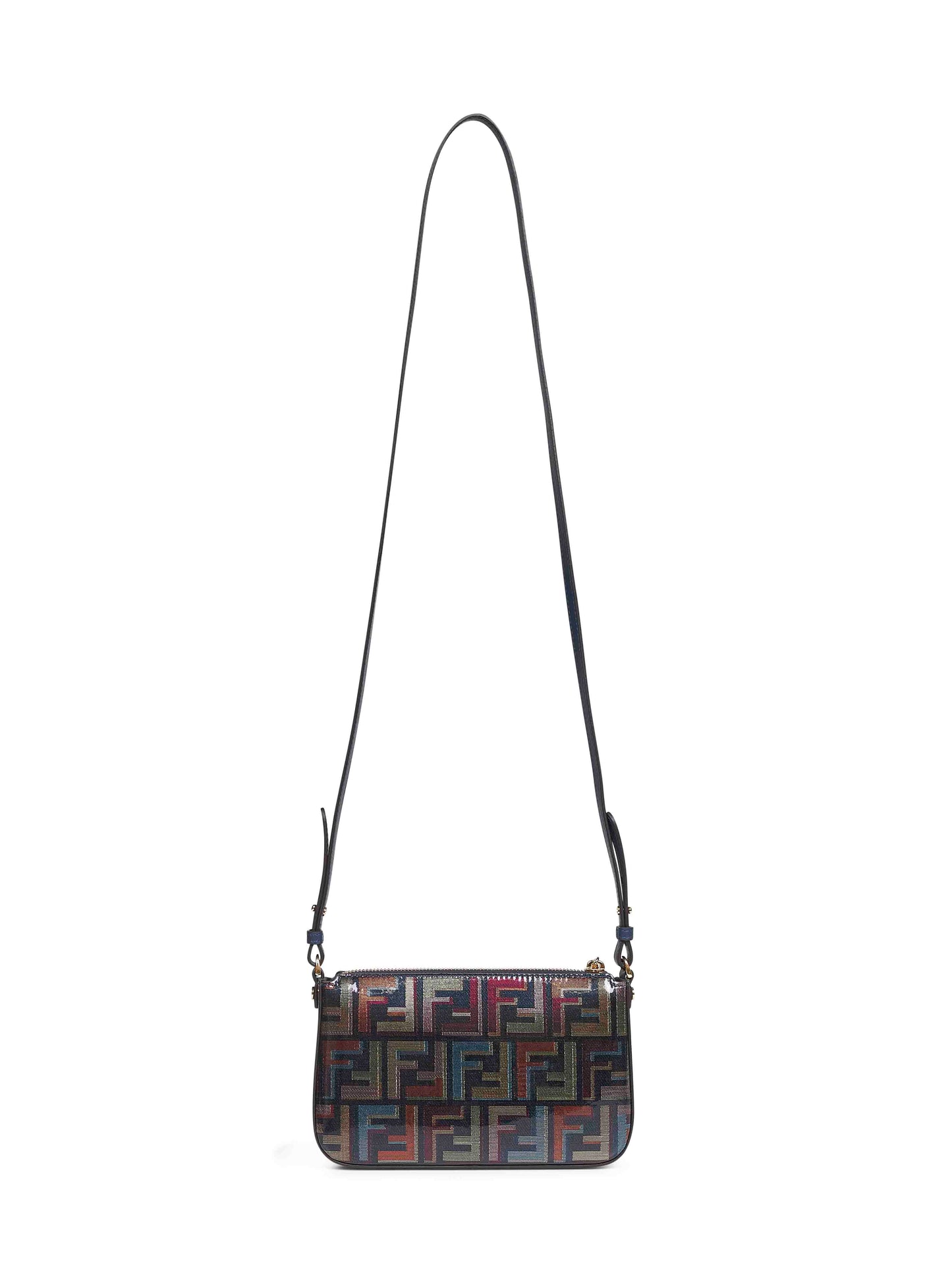 Pouch Baguette multicolore con catena