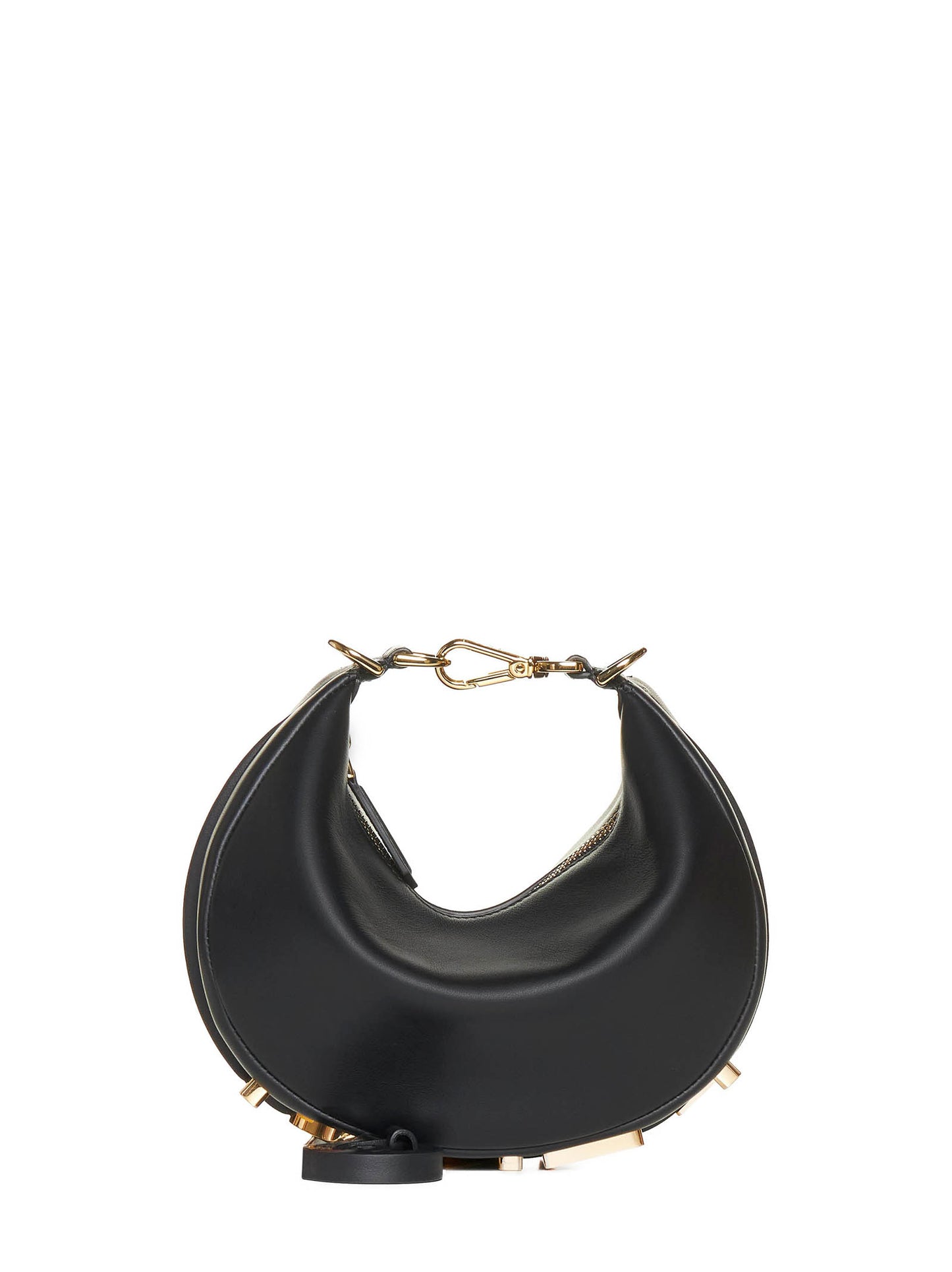 Fendigraphy Minibag in pelle nera