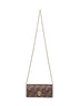 Brown FF Diamonds Continental With Chain wallet
