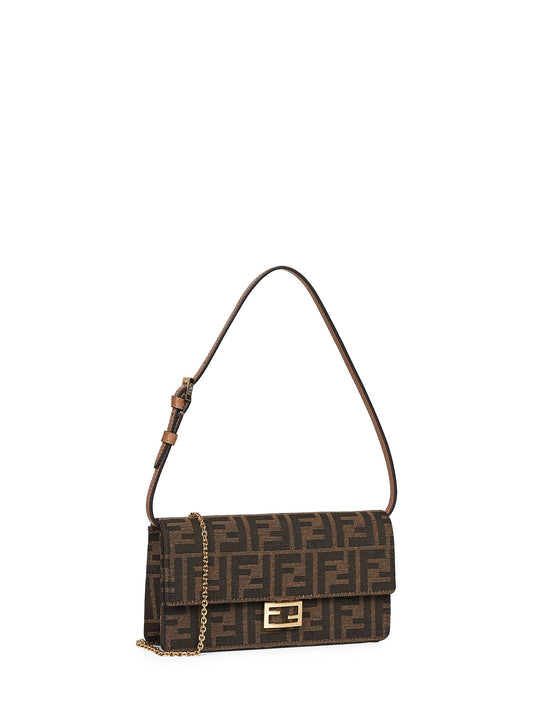 Minibag Wallet On Chain Baguette marrone