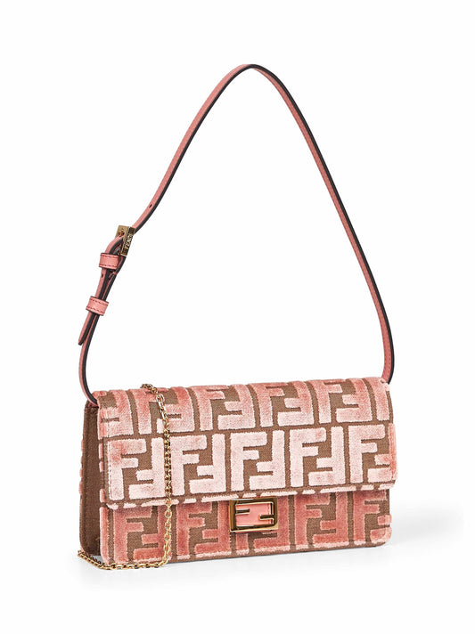 Minibag Wallet On Chain Baguette rosa