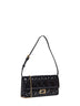 Black Wallet On Chain Baguette minibag<BR/><BR/>