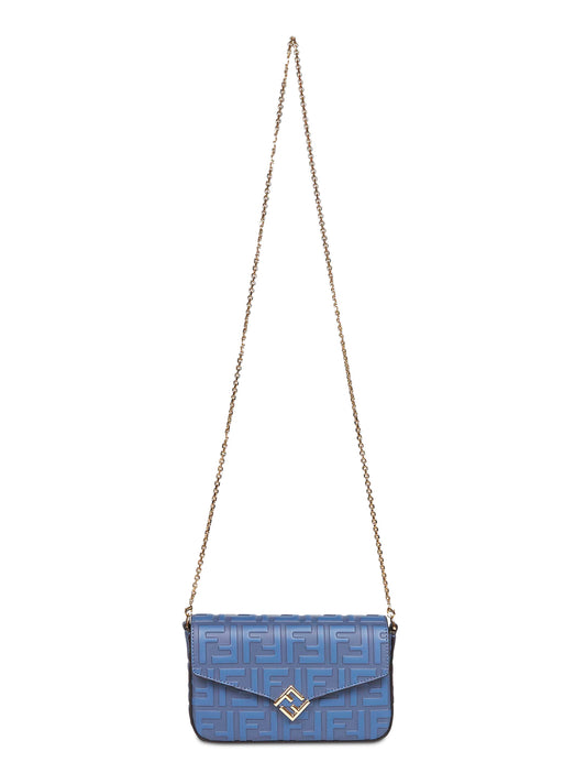 Minibag Wallet On Chain FF Diamonds blu