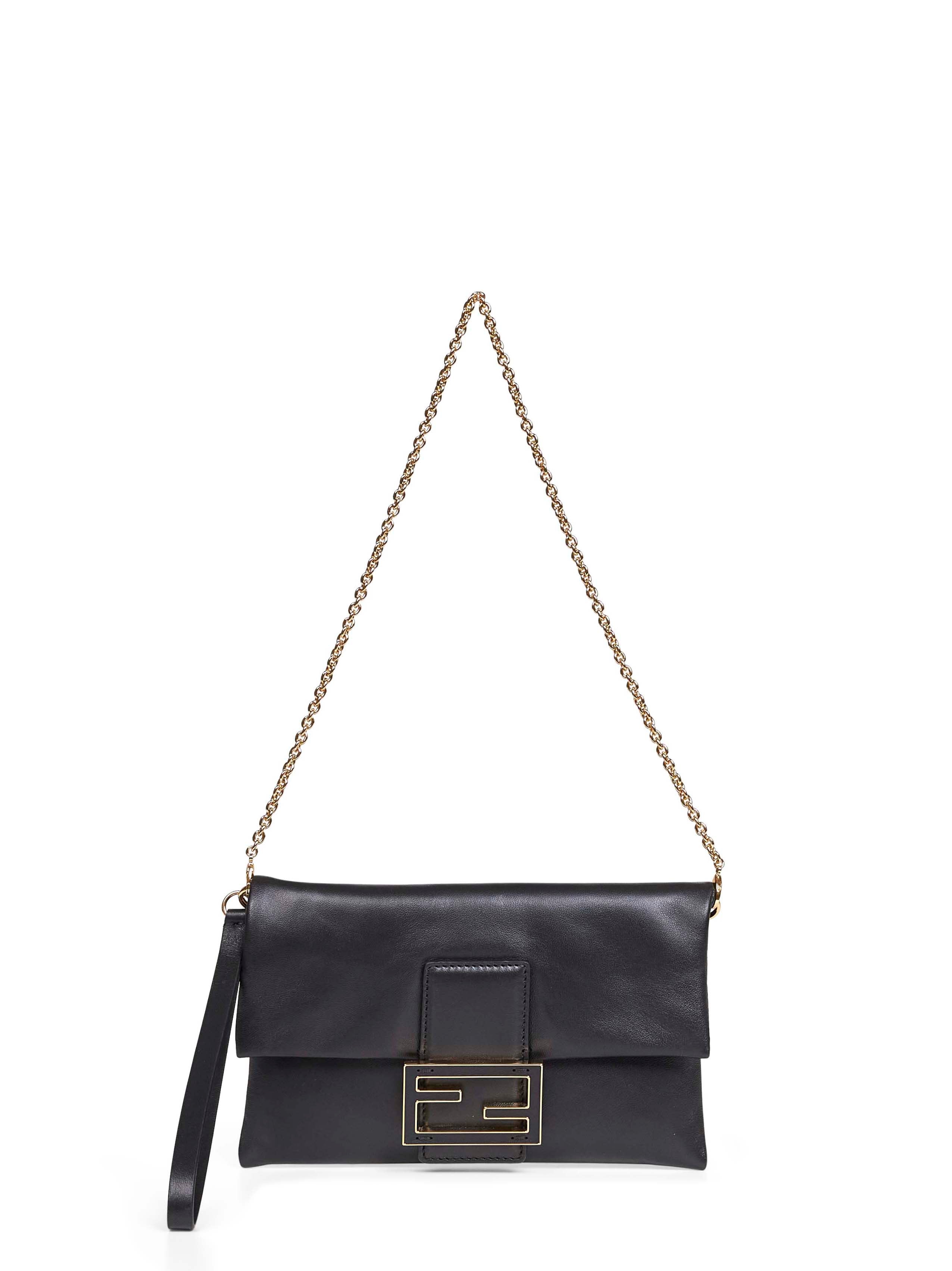 Black Mamma Baguette Pouch clutch – Daniello.com