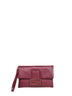 Burgundy Mamma Baguette Pouch clutch