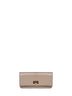 Dove grey leather Fendi Way Continental wallet