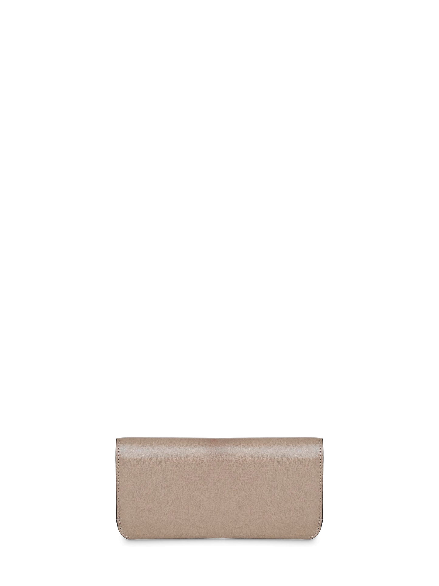 Dove grey leather Fendi Way Continental wallet
