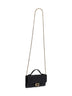 Black Baguette Continental With Chain wallet