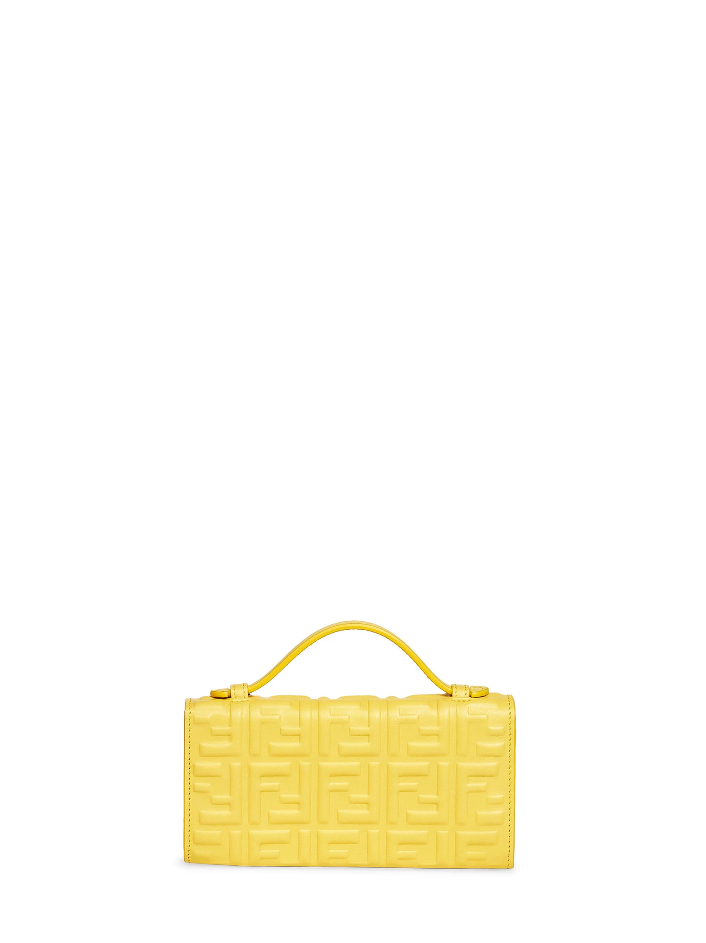 Broom yellow Baguette Continental With Chain wallet