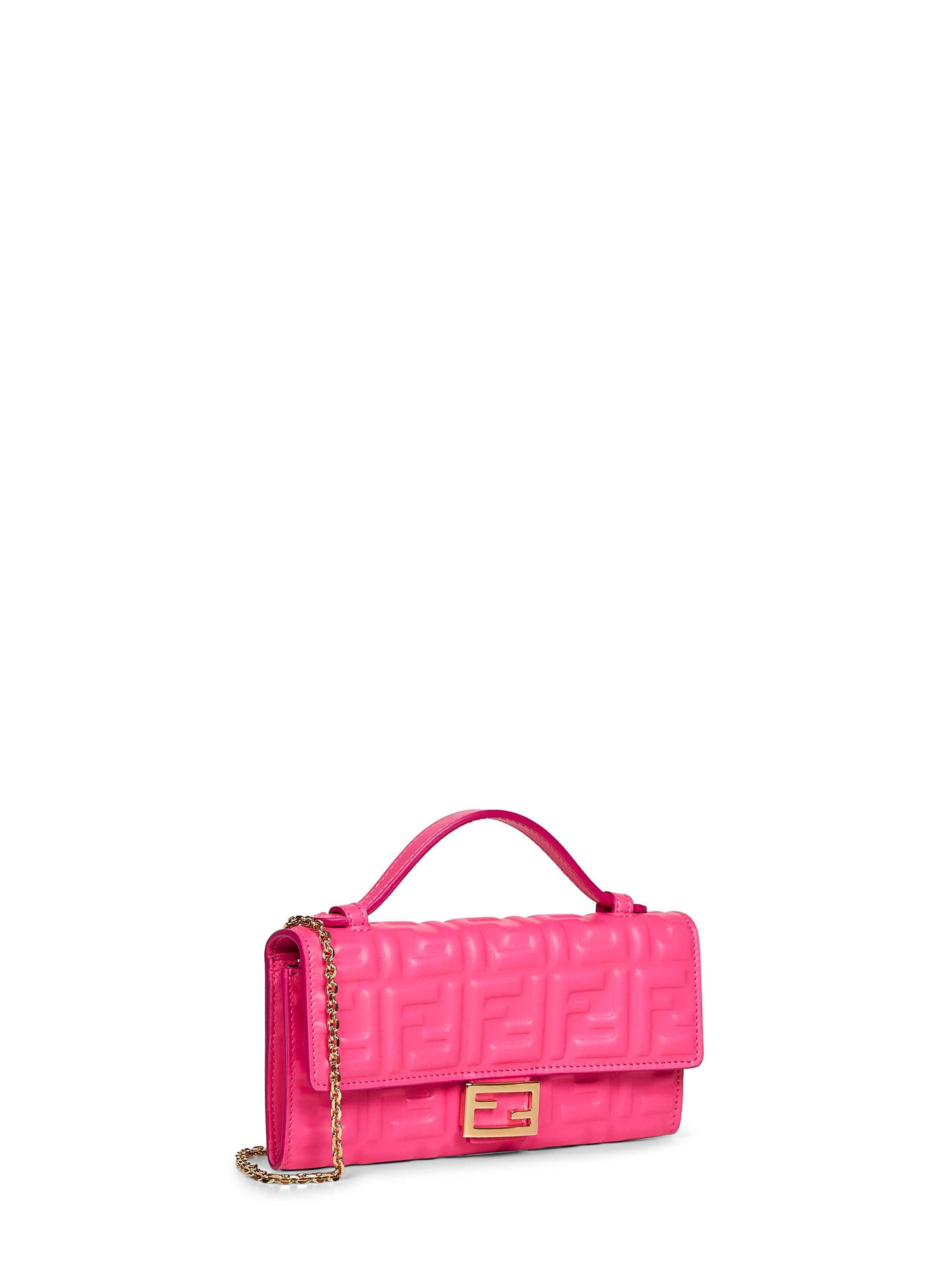 Portafoglio Continental With Chain Baguette fucsia