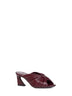 Sandali slide Fendi Arco bordeaux