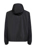 Blouson con cappuccio in tessuto tecnico nero