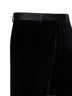 Pantaloni a sigaretta in velluto nero