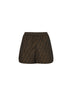 Brown FF canvas shorts