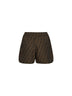 Brown FF canvas shorts