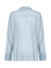 Light blue burnout silk blend pajama shirt