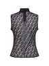 Black FF stretch lace sleeveless top