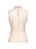 Pink FF stretch lace sleeveless top