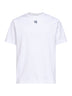White cotton jersey logo T-shirt