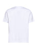 White cotton jersey logo T-shirt