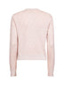 Light pink FF wool cardigan