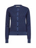 Denim blue FF wool cardigan