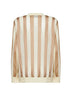 Beige Pequin silk and cotton sweater