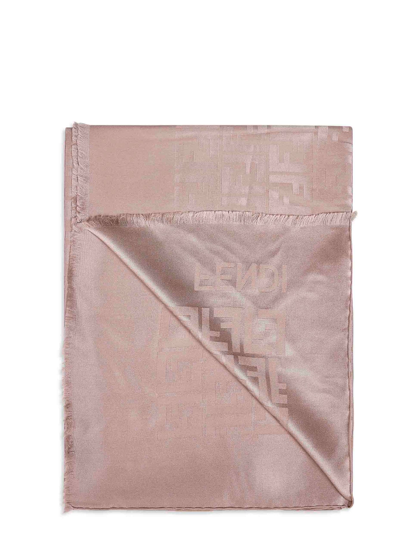 Stola FF in seta organica tortora