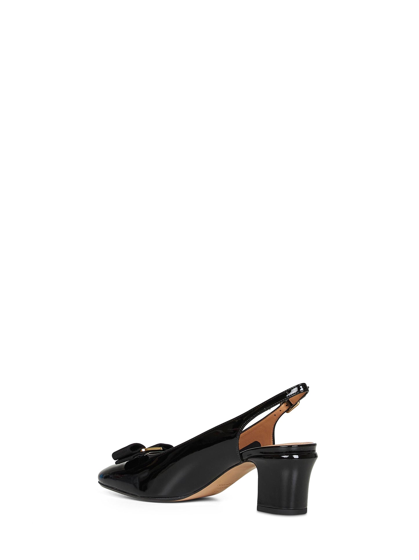 Black Vara bow slingback pumps