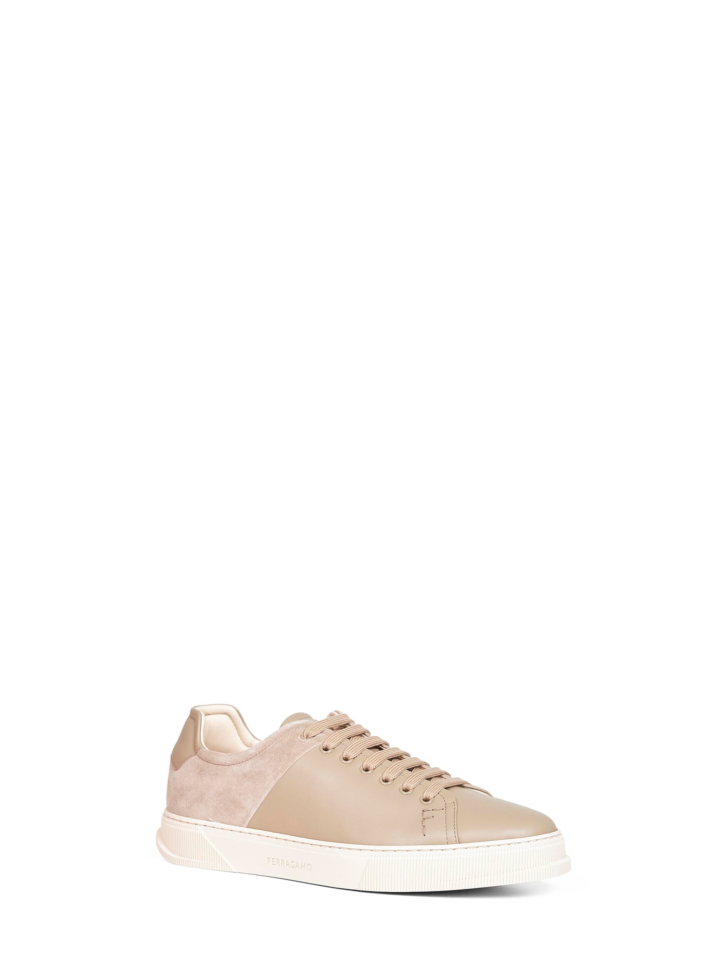 Leather and suede Clayton low-top sneakers