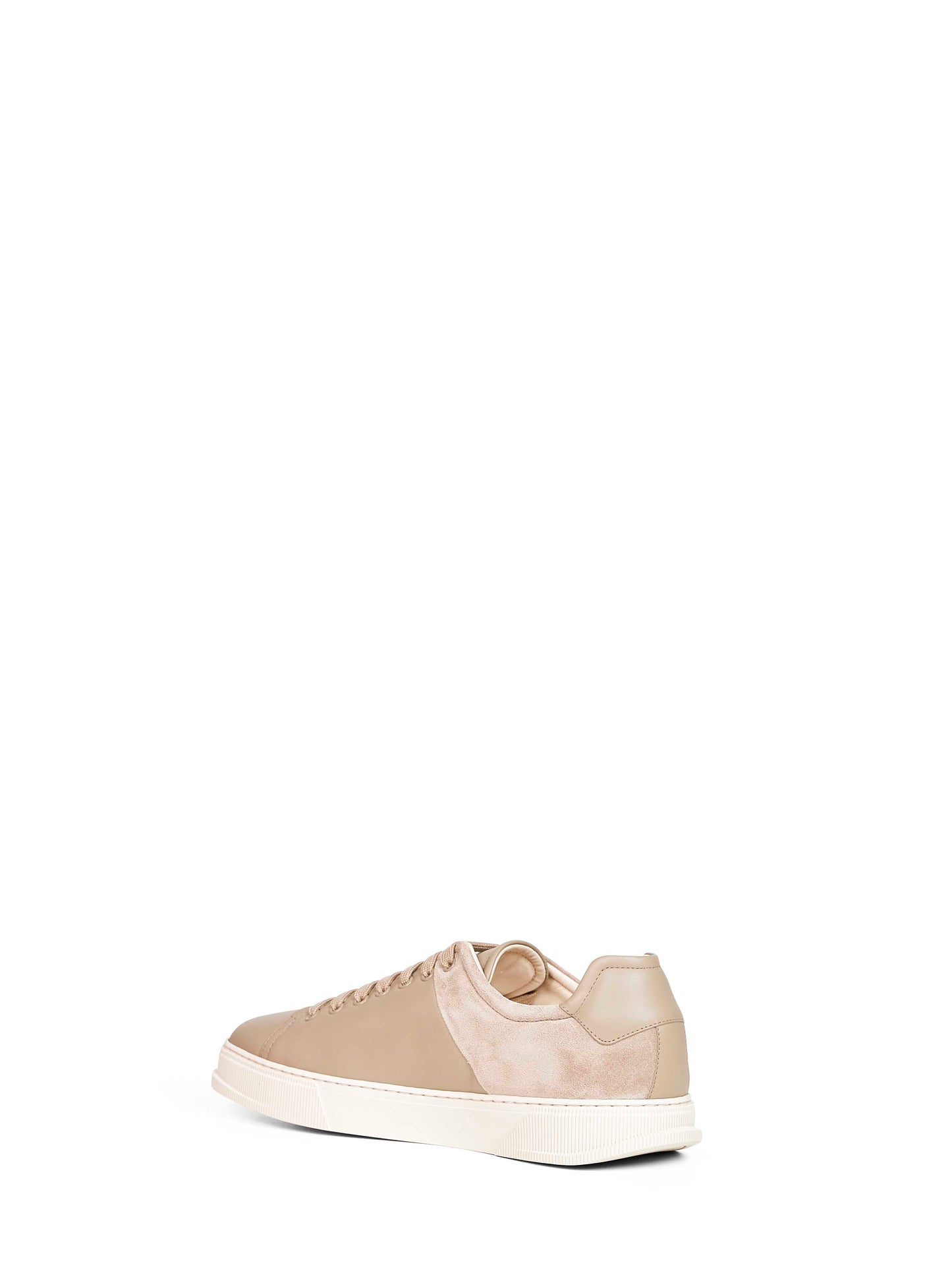 Leather and suede Clayton low-top sneakers