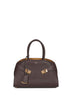 Brown Hug bicolor handbag (M)