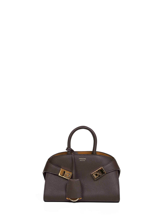 Dark brown Hug XS mini bag