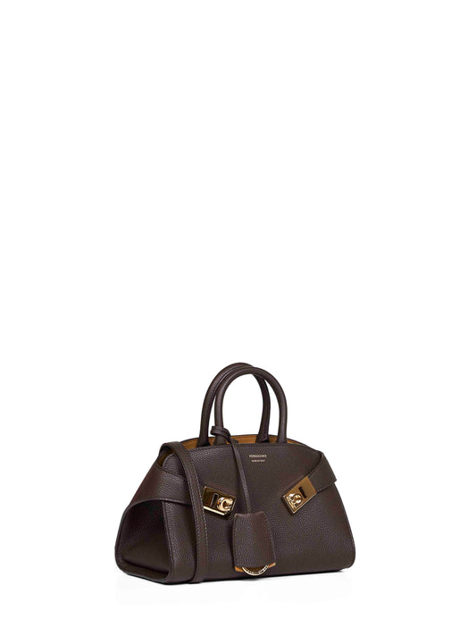 Dark brown Hug XS mini bag