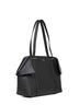 Black Scarf folded tote bag (M)