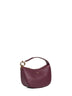 Plum North-South mini hobo top handle bag