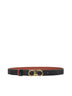Black Reversible Gancini belt