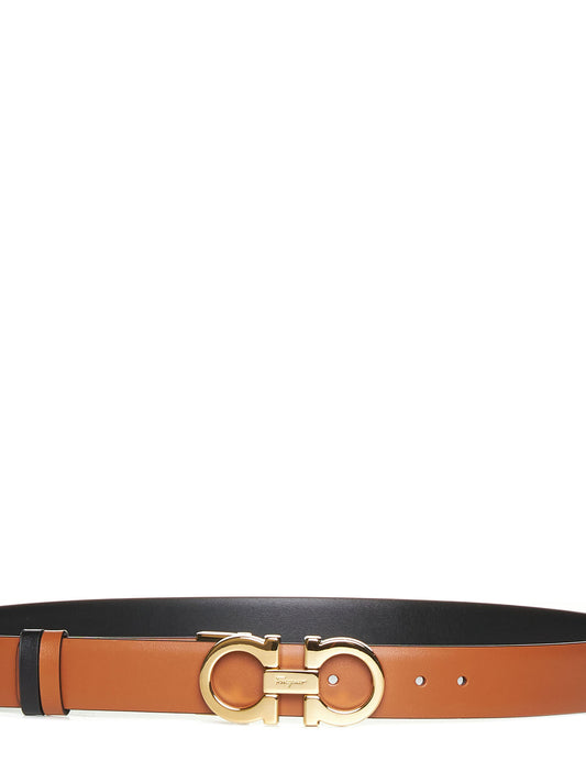 Ferragamo reversible leather Gancini belt