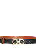 Cintura Gancini in pelle reversibile Ferragamo