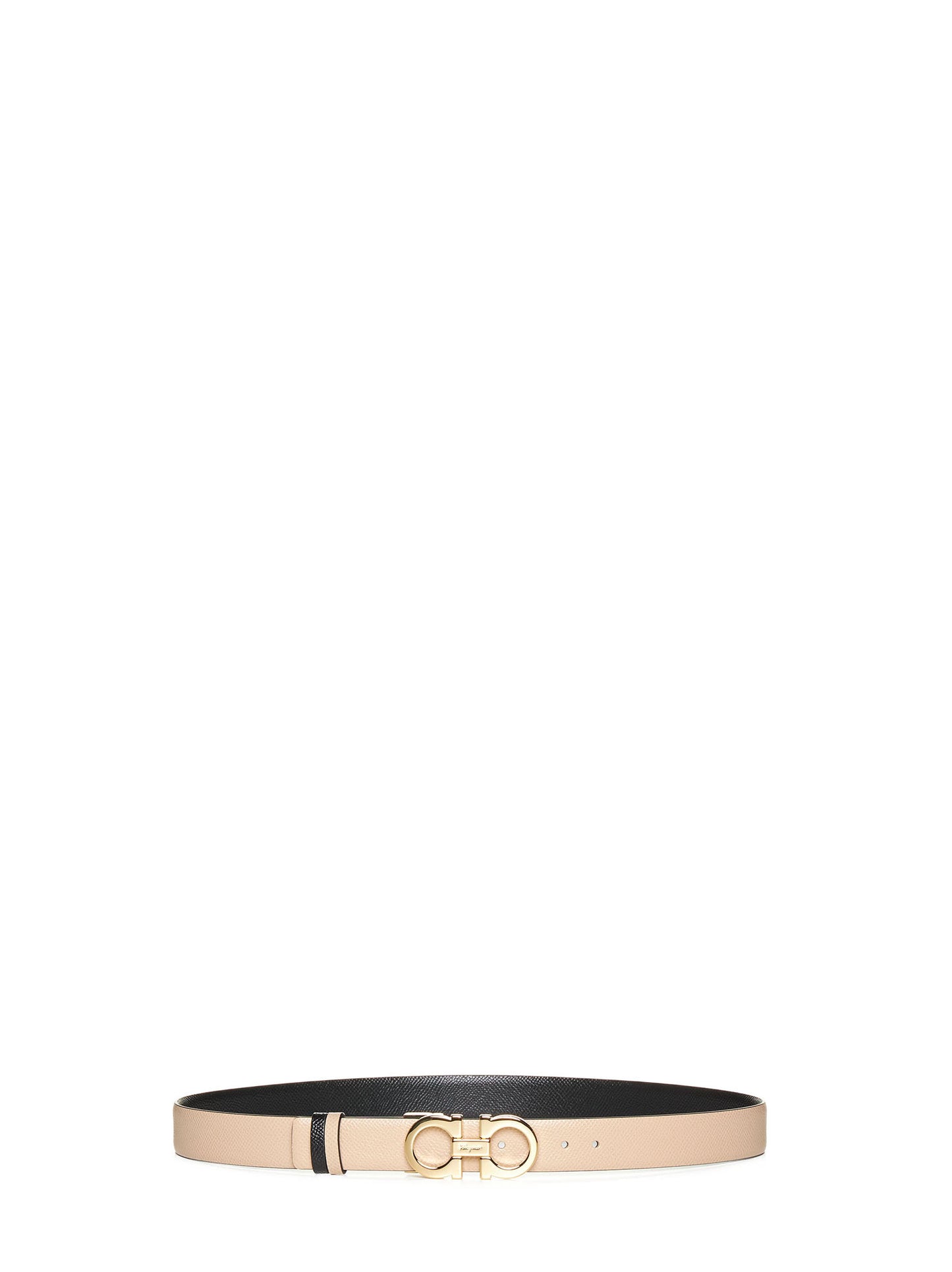 Gancini reversible leather belt by Ferragamo