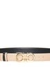 Gancini reversible leather belt by Ferragamo